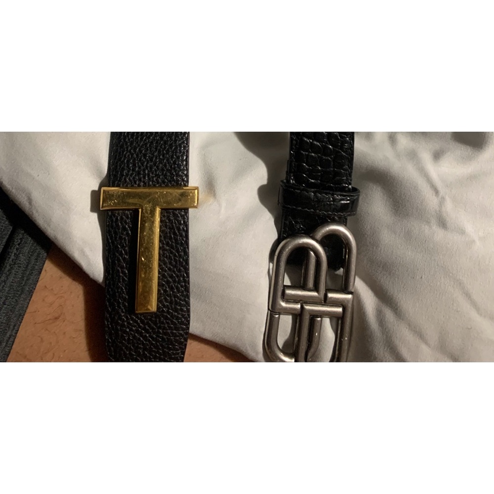 balenciaga and tomford belt for sale. Leather in great condition great deal……..